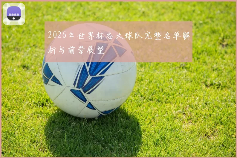2026年世界杯各大球队完整名单解析与前景展望